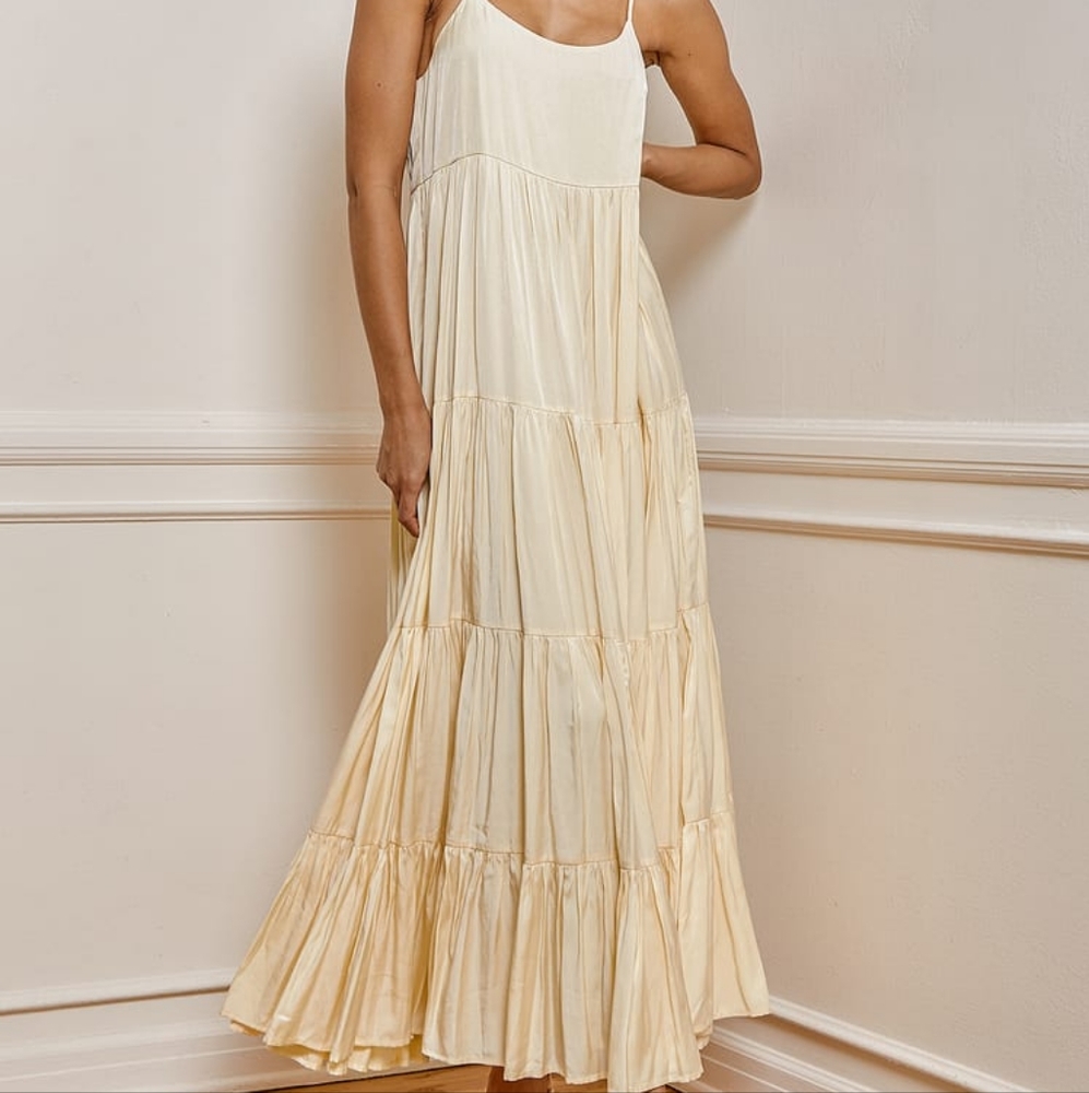 Lulus Dance in the Daylight Yellow Maxi